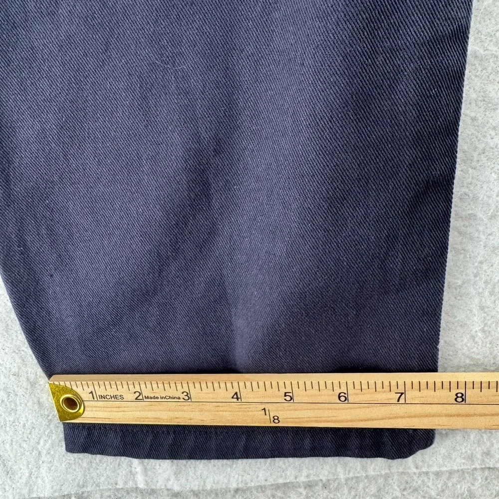 Jones‎ Wear Sport Pants Womens Size 12 Blue High Rise Cotton Straight Classic
